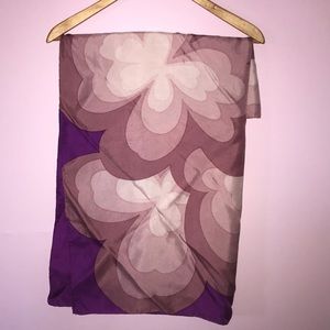 Hand-Stitched Silk Vintage Scarf